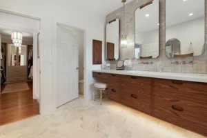Modern Bathroom remodeling project by KC Custom Builder in Kansas