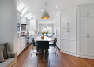 Modern kitchen remodeling project by KC Custom Builder in Kansas