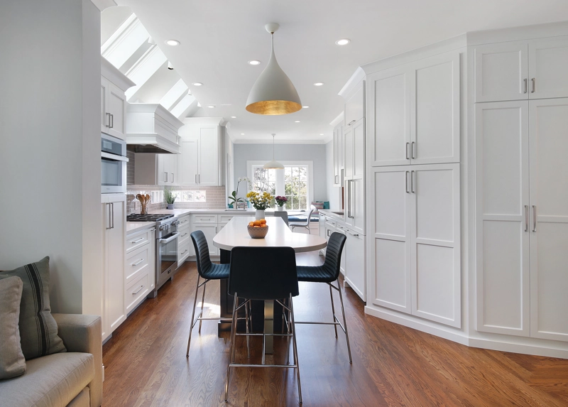 Modern kitchen remodeling project by KC Custom Builder in Kansas